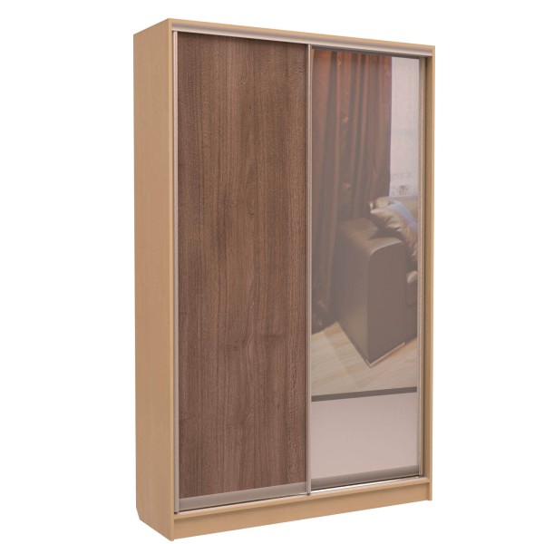 Шафа-купе «ШН-174» ДСП/Дзеркало