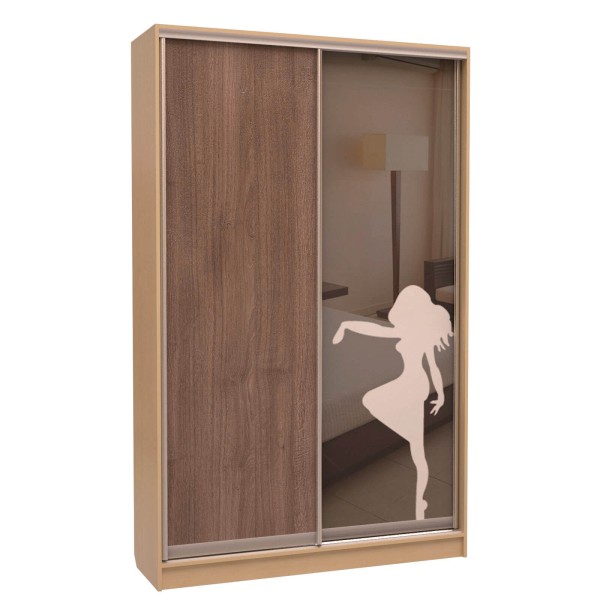 Шафа-купе «ШН-176» ДСП/Піскострум