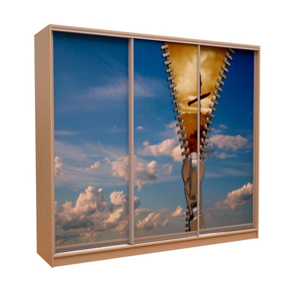 Шафа-купе «ШН-226» Фотодрук/Фотодрук/Фотодрук